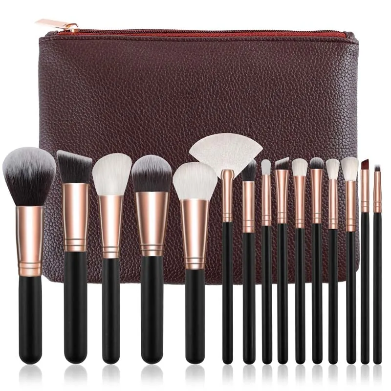 15pcs Premium Makeup Brushes Set