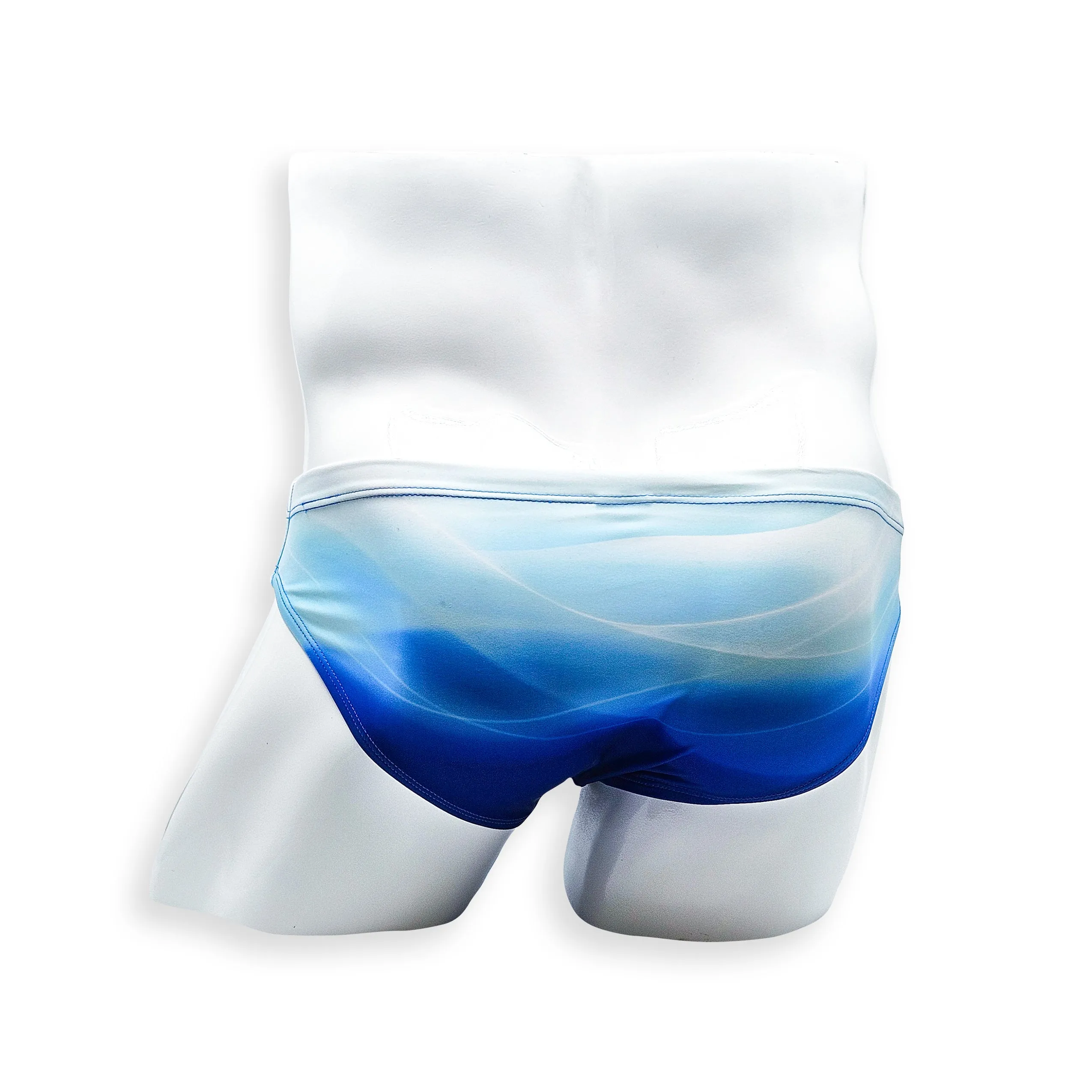 2 Inch Flat Front Swim Brief - Soft Wave