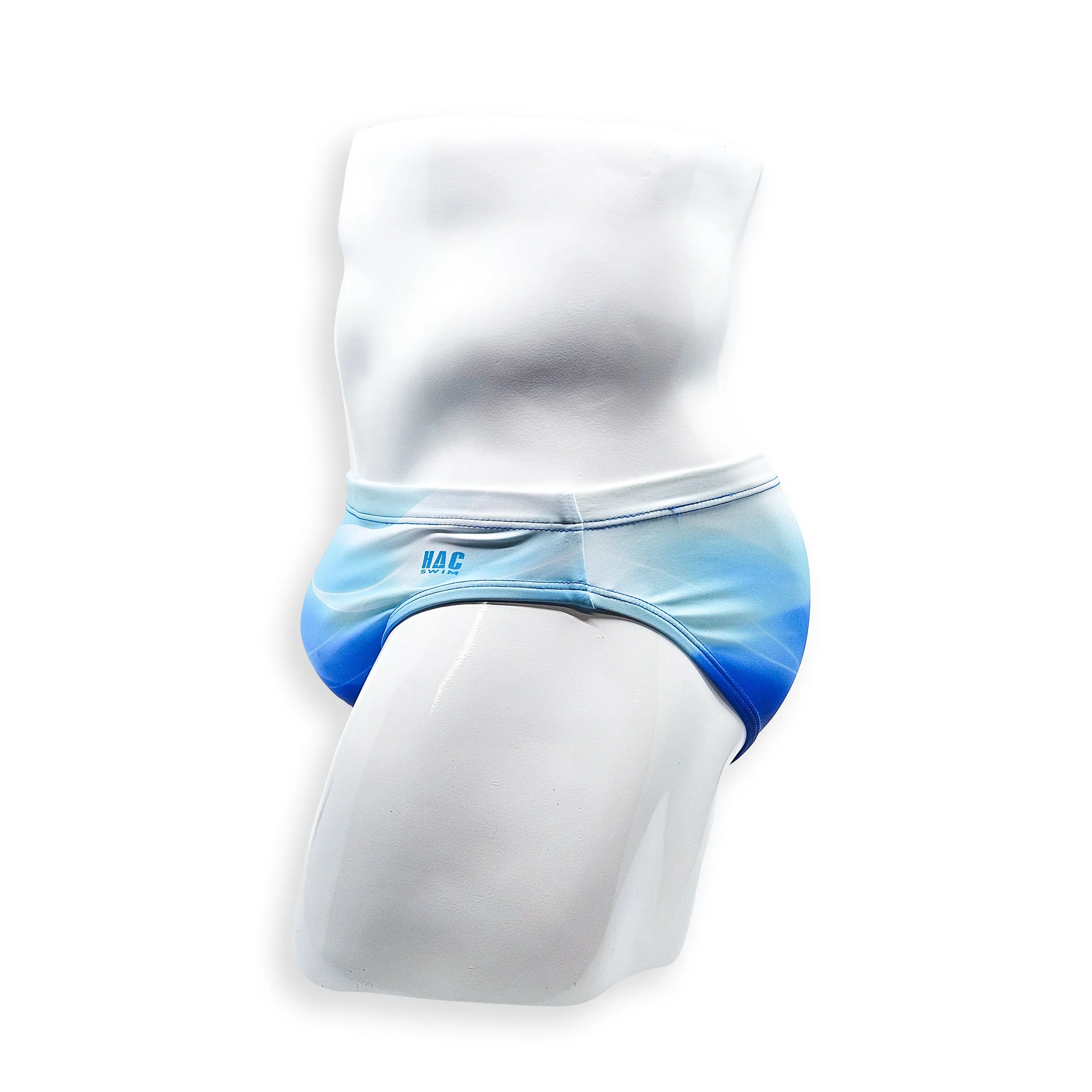 2 Inch Flat Front Swim Brief - Soft Wave