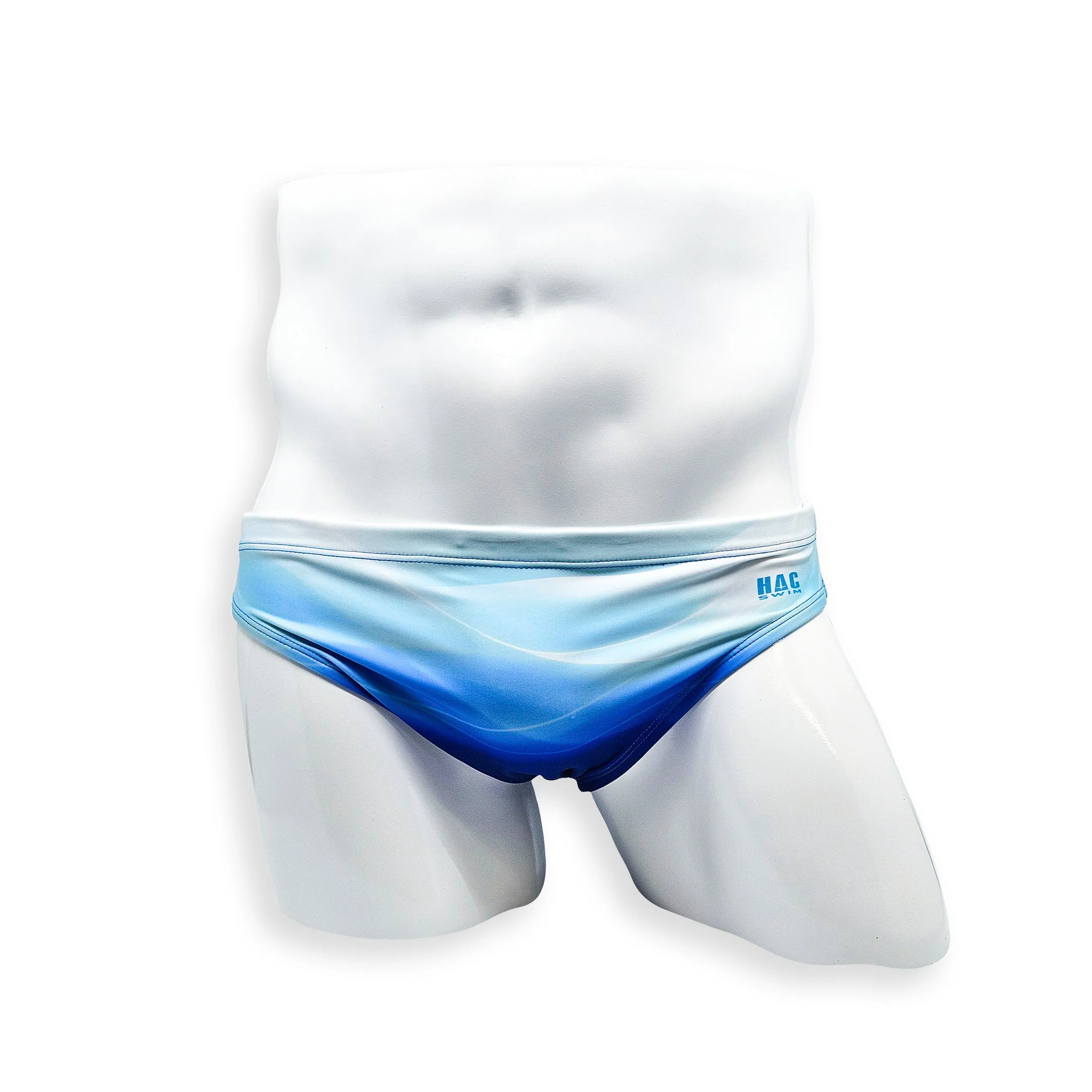 2 Inch Flat Front Swim Brief - Soft Wave