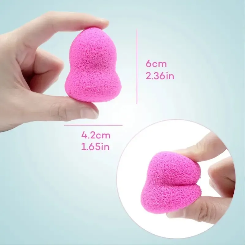 2 Pcs Makeup Sponge For Blending And Contouring | None Expanding Foundation Blending Sponge