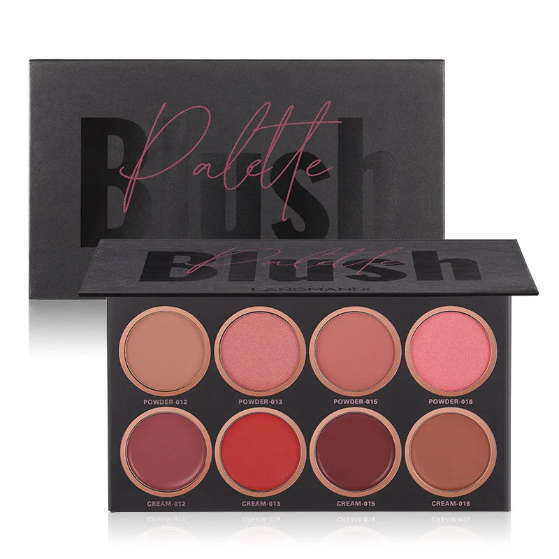 8 Colors Matte Light Luxury Blush Palette