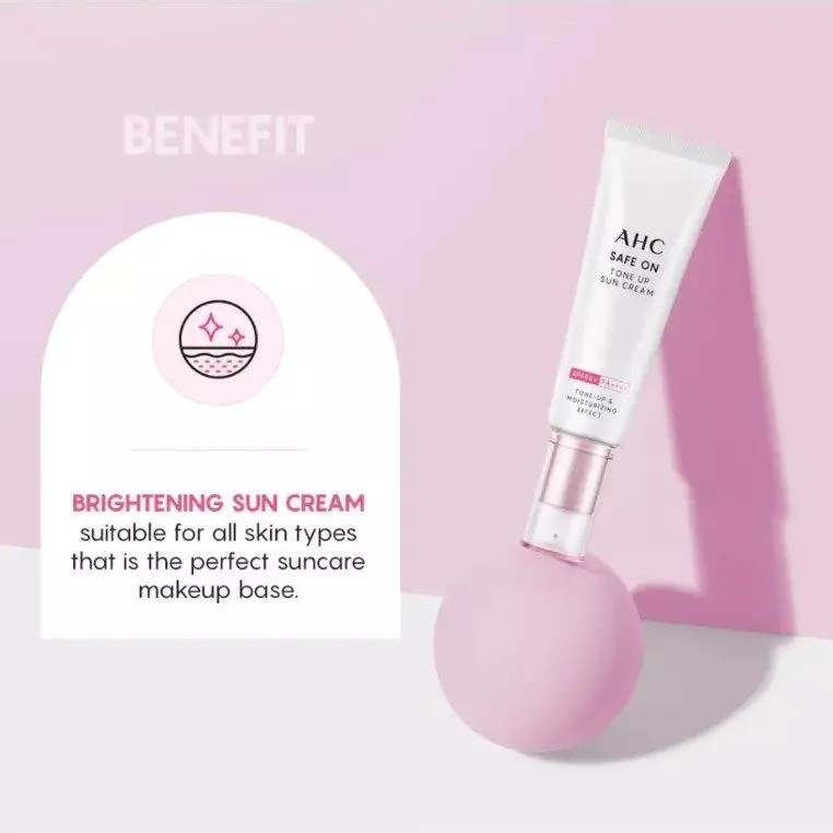 [AHC] Safe On Tone Up Sun Cream SPF 50  PA     50ml