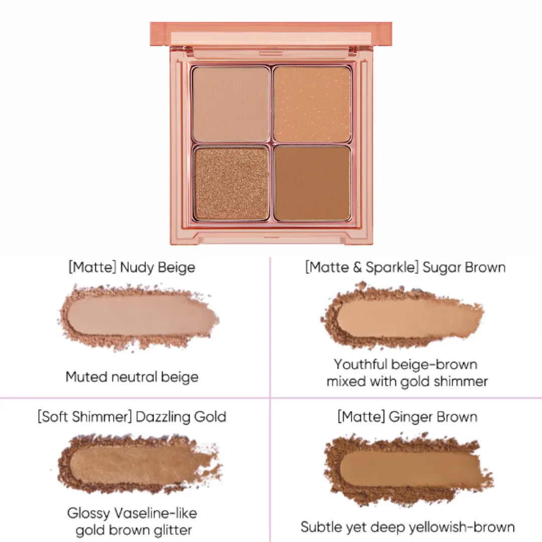 B. by BANILA Mood On Eye Palette (4 Colours)