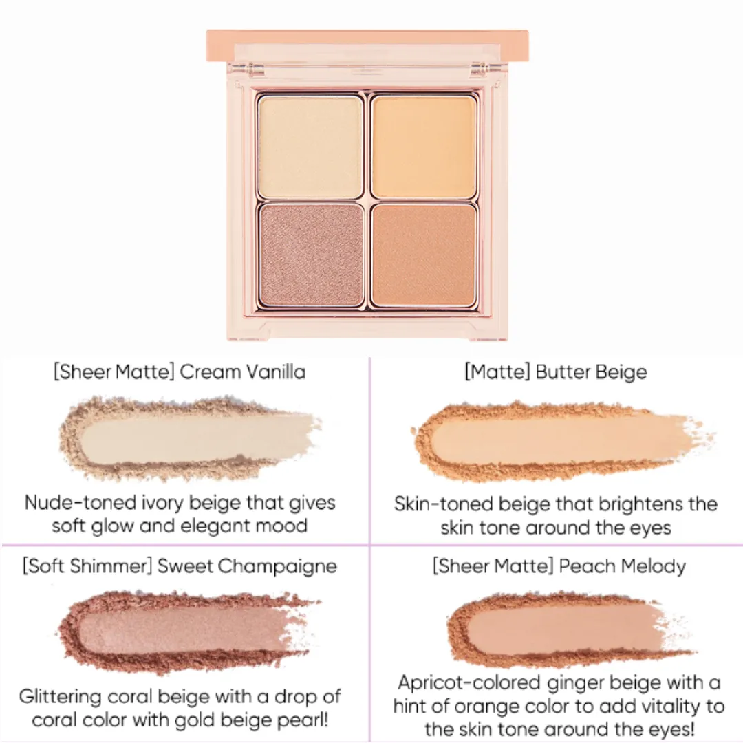 B. by BANILA Mood On Eye Palette (4 Colours)