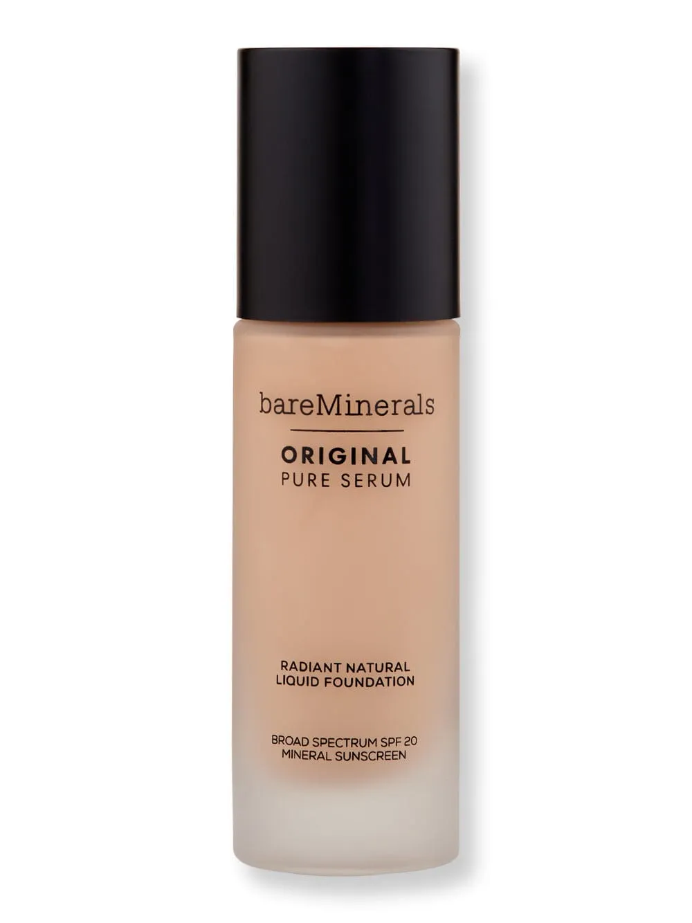 Bareminerals Original Pure Serum Radiant Natural Liquid Foundation Mineral SPF 20 1 oz 30 ml Medium Warm 3