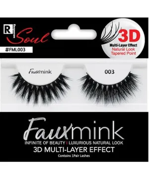 Bee Sales Response Soul Faux Mink 3D Effect Eyelash 003