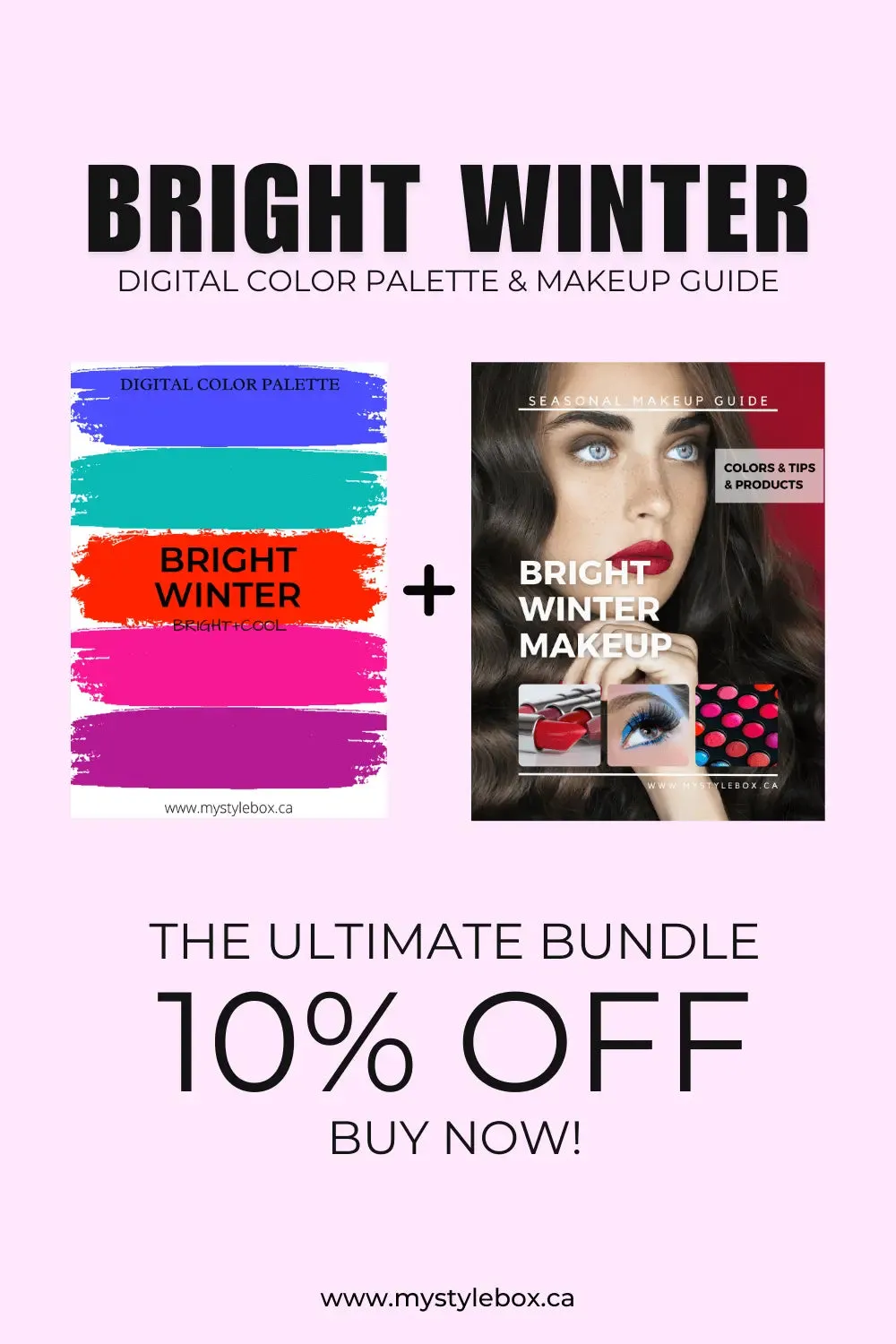 Bright Winter Color Season Makeup Guide