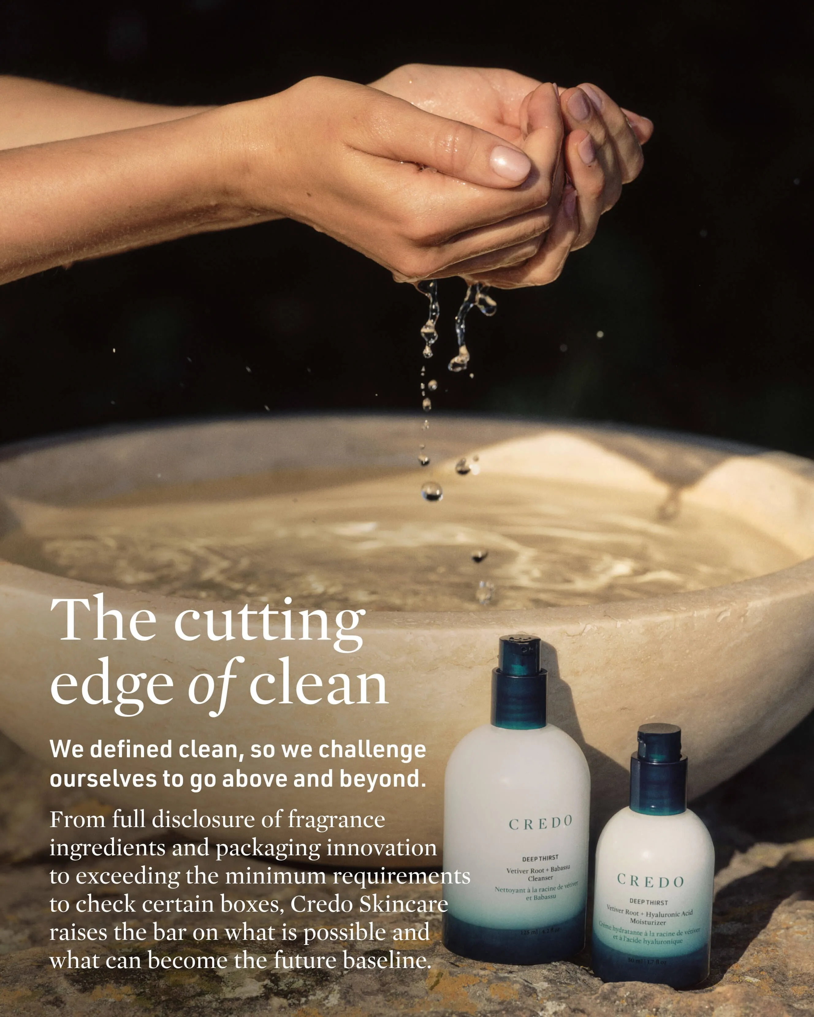 Deep Thirst Vetiver Root   Babassu Cleanser for Dry Skin