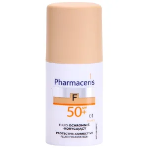 F-Fluid Foundation Protective High-Coverage Foundation SPF 50  Shade 01 Ivory 30 Ml