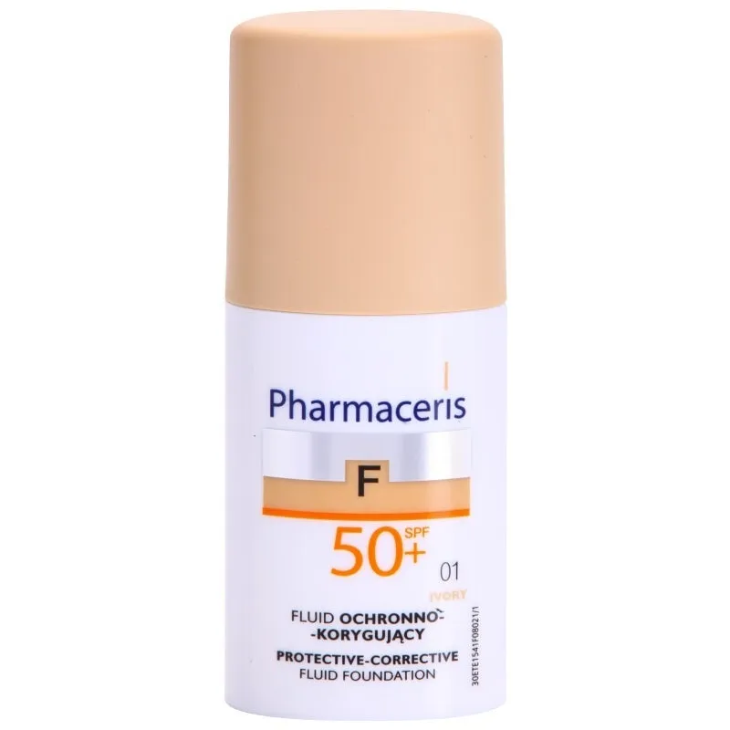 F-Fluid Foundation Protective High-Coverage Foundation SPF 50  Shade 01 Ivory 30 Ml