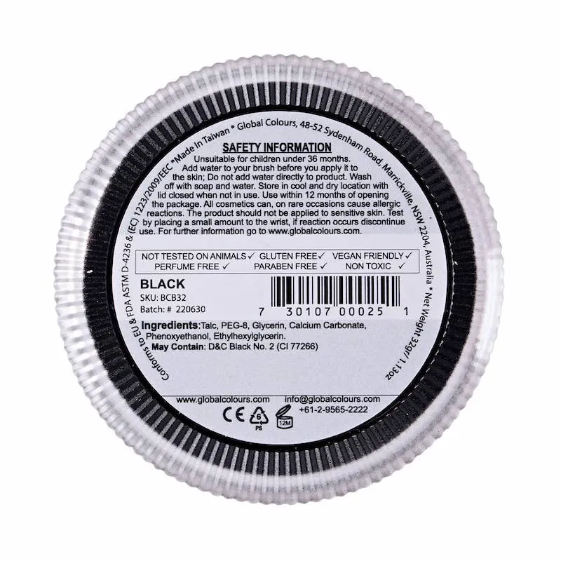Global, Cream Blending Cake, Black
