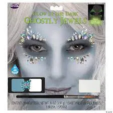 Glow In The Dark Face Ghostly Jewels