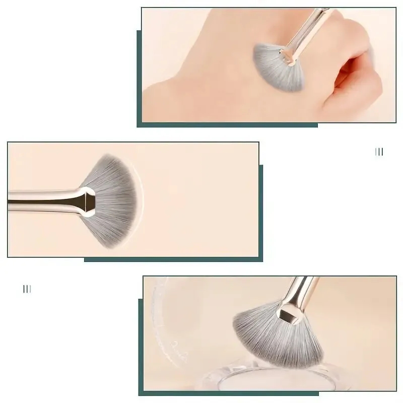 HuaLala Highlight Brush Face Body Contour Blending Contouring | Tapered Makeup Brush Beauty Makeup Tool For Concealing Blending Setting
