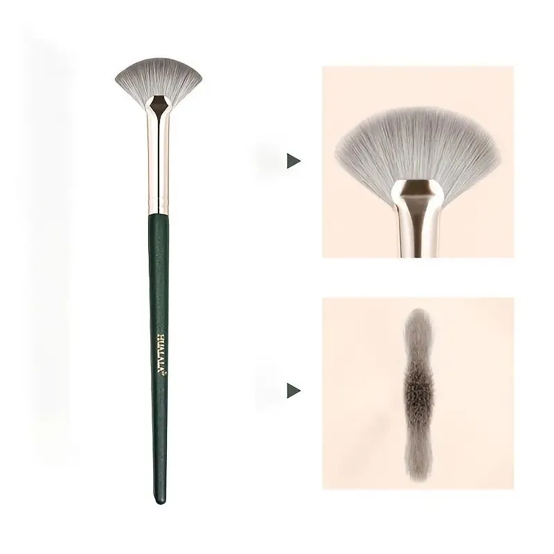 HuaLala Highlight Brush Face Body Contour Blending Contouring | Tapered Makeup Brush Beauty Makeup Tool For Concealing Blending Setting