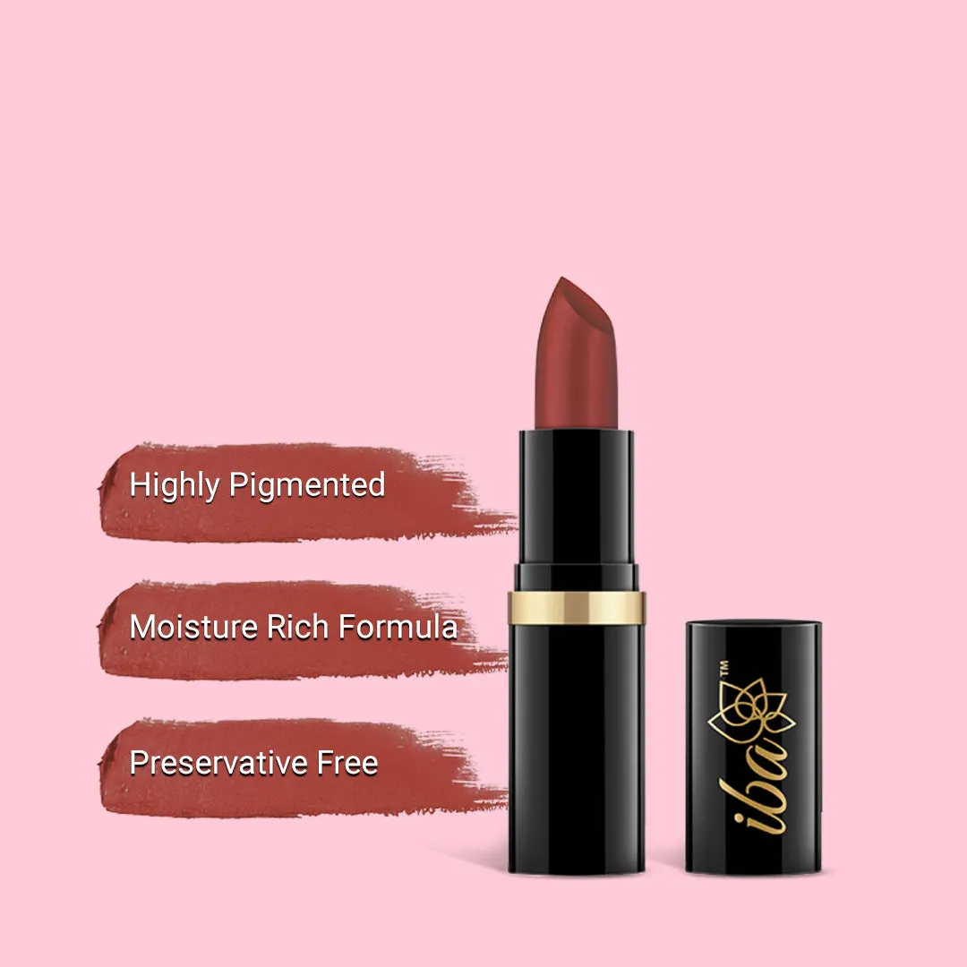 Iba Pure Lips Moisture Rich Lipstick-A90 Coral Glow
