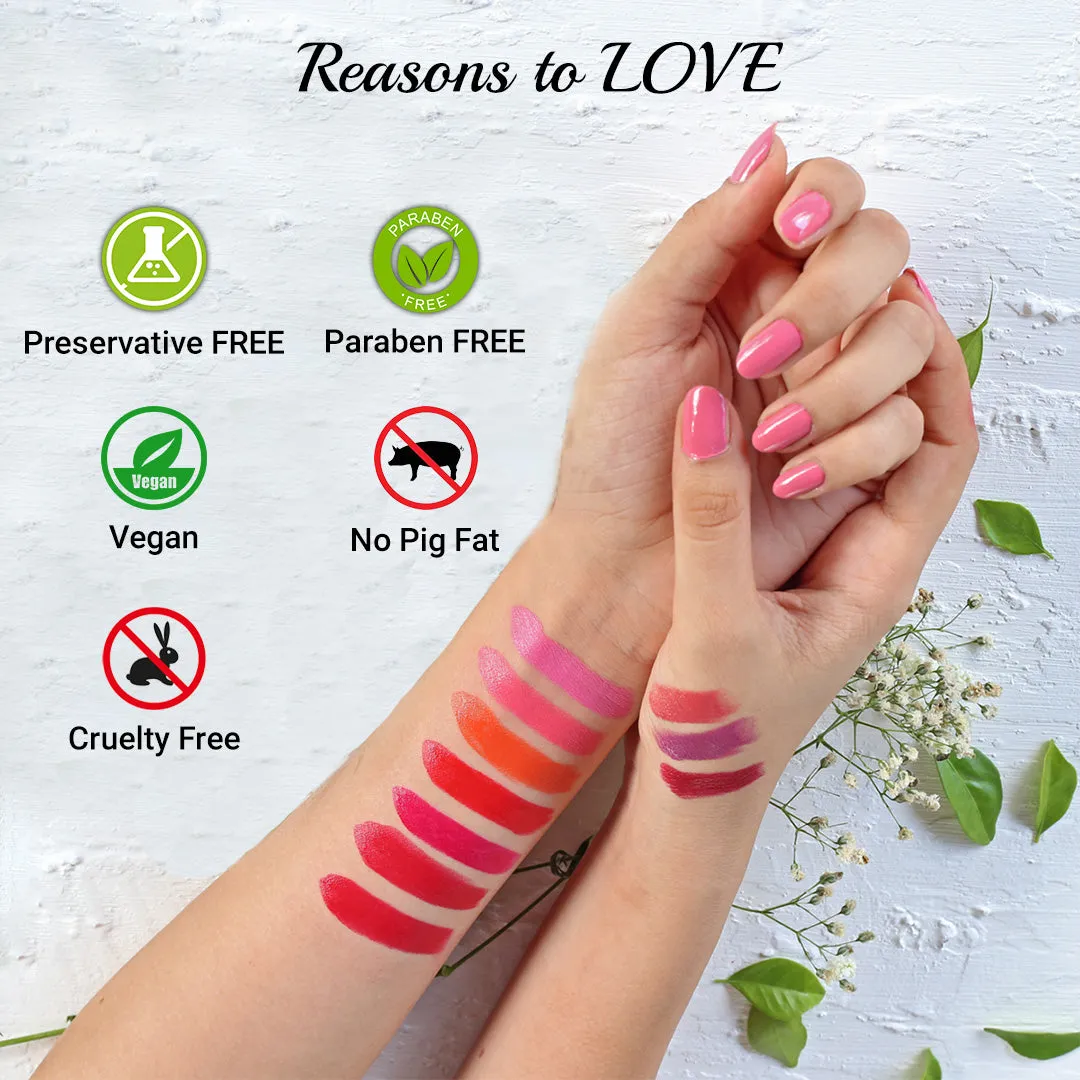Iba Pure Lips Moisture Rich Lipstick-A90 Coral Glow
