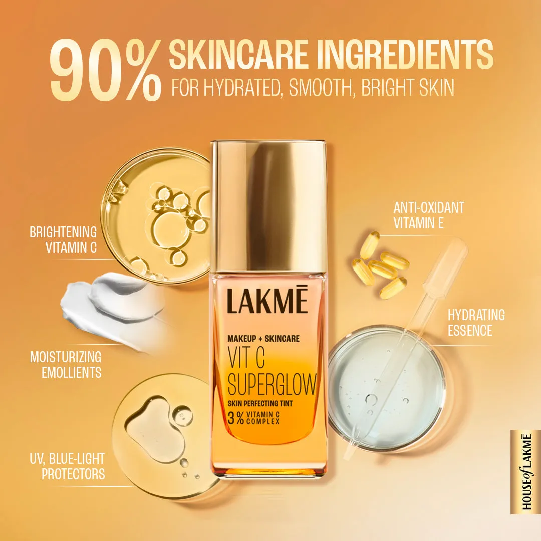 Lakmē VitC Superglow Tint   Makeup Remover Combo