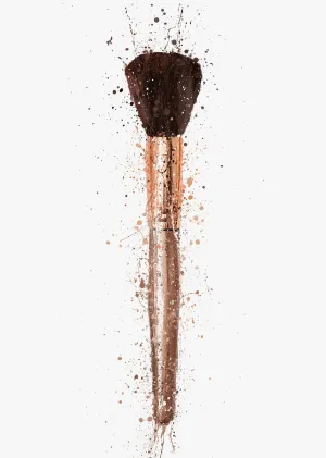 Makeup Brush Wall Art Print 'Blush'