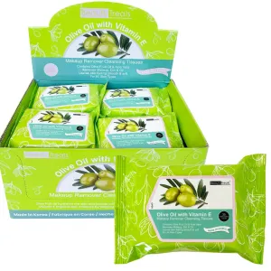 Makeup Remover Tissues - Olive (12 units)