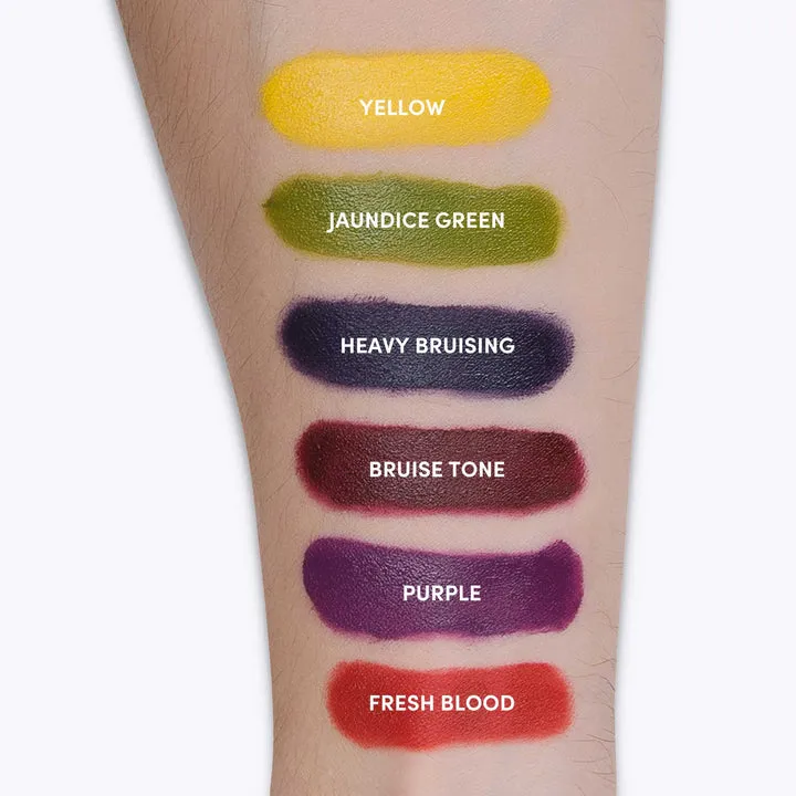 Narrative Cosmetics 6 Color Bruise Wheel Professional SFX Cream Makeup