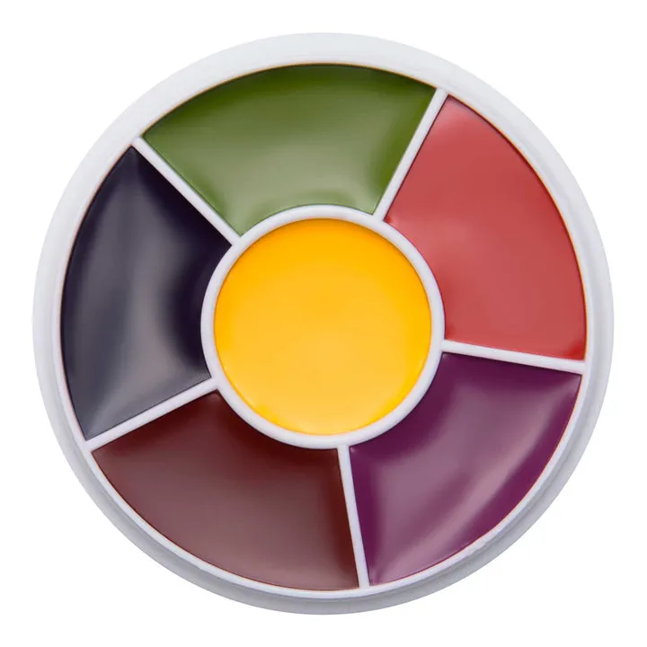 Narrative Cosmetics 6 Color Bruise Wheel Professional SFX Cream Makeup