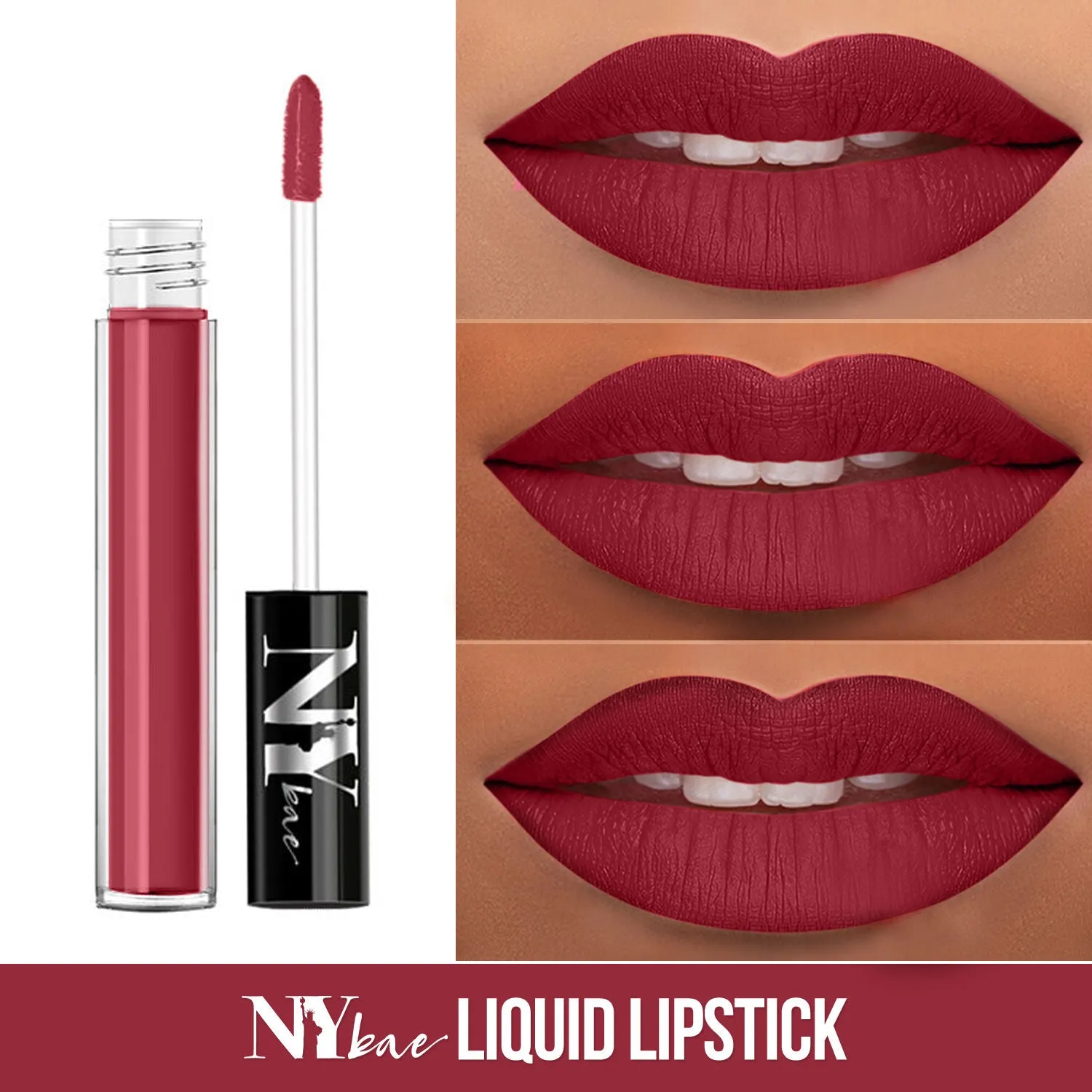NY Bae Liquid Lipstick | Brown | Matte | Highly Pigmented- The Neighbor's Show 33 (3 ml)