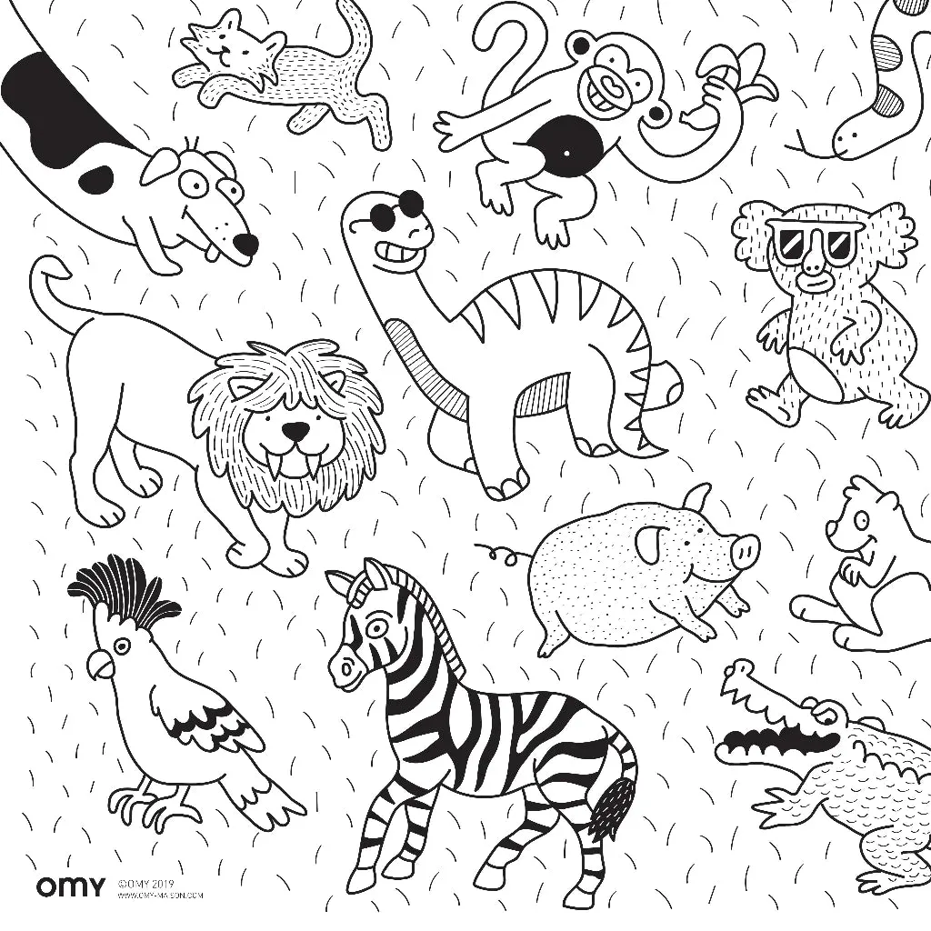Pocket Colouring (Animals)