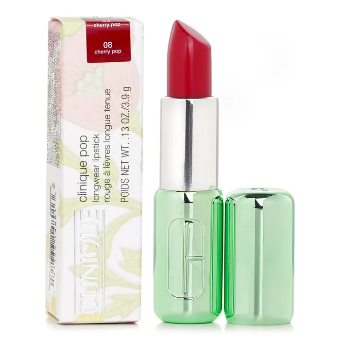 Pop Longwear Lipstick Shine - # 08 Cherry Pop - 3.9g/0.13oz