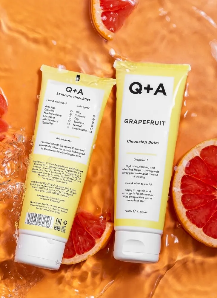 Q A Grapefruit Cleansing Balm