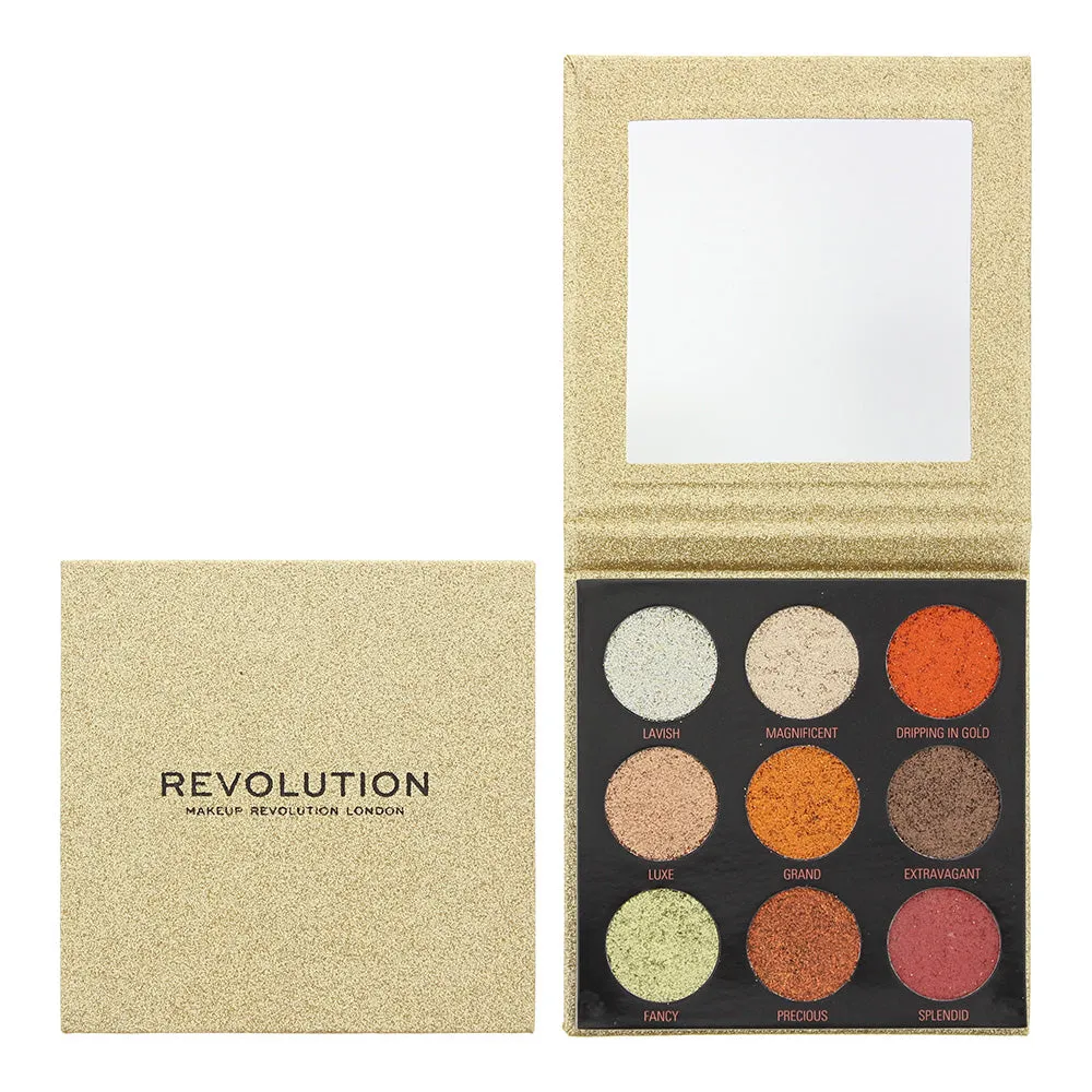 Revolution Midas Touch Eye Shadow Palette 9 x 1.2g