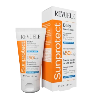 REVUELE SUNPROTECT DAILY FACE CREAM – MOISTURE BOOST, SPF 50  -50ml
