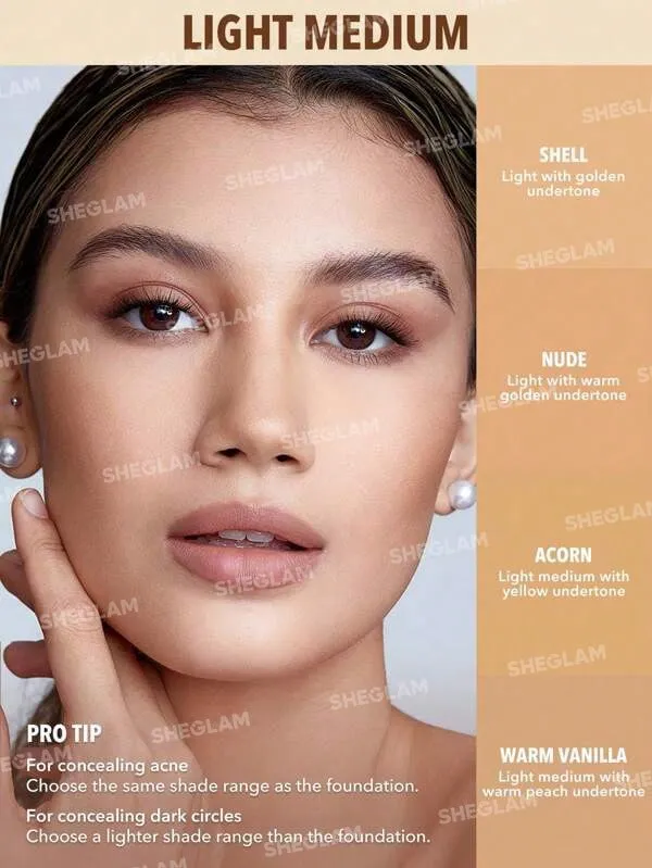 SHEGLAM Perfect Skin High Coverage Concealer