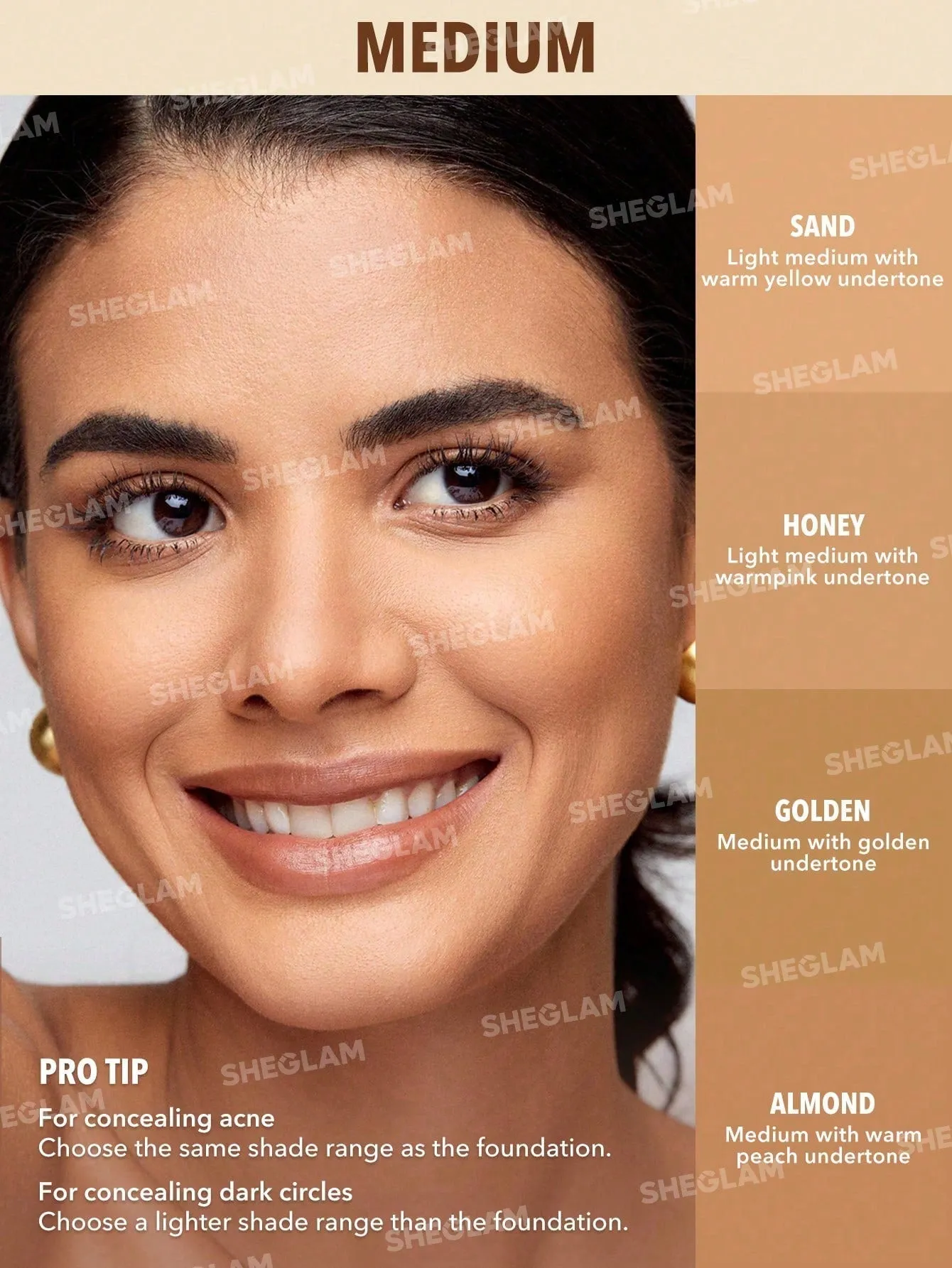 SHEGLAM Perfect Skin High Coverage Concealer