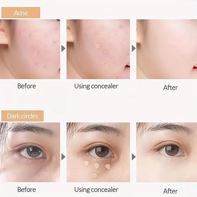 Versatile 3 Colors Concealer Palette for flawless coverage